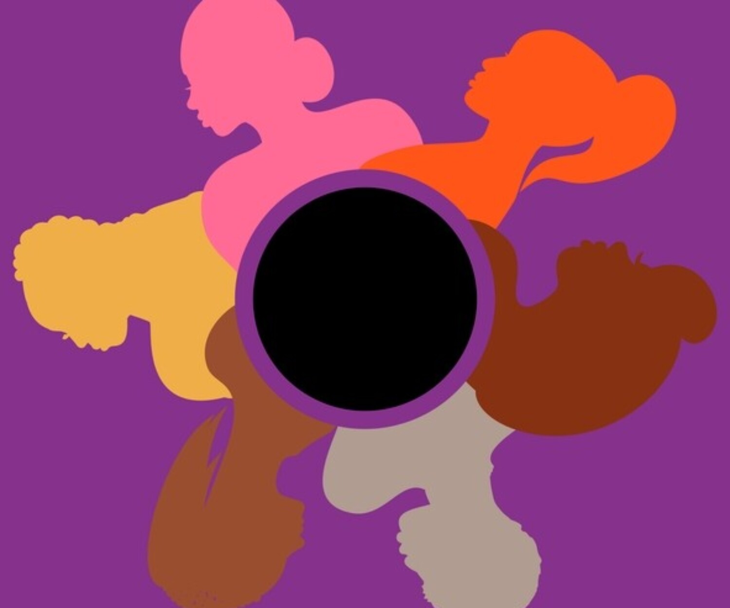 Graphic of black women silhouettes